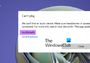 แก้ไขข้อผิดพลาดแอป Groove Music 0xc00d4e86 บน Windows 11/10 
