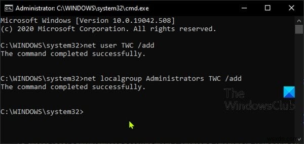 วิธีสร้างบัญชี Local Administrator ใน Windows 11/10 