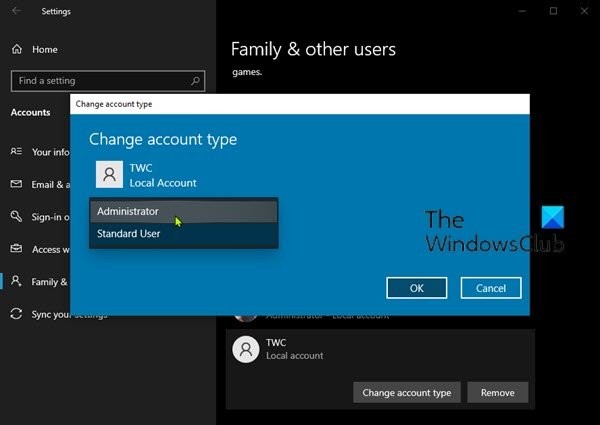 วิธีสร้างบัญชี Local Administrator ใน Windows 11/10 