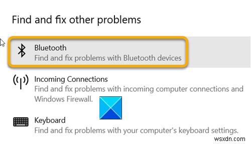 มีการใช้ที่อยู่ที่เข้ากันไม่ได้กับโปรโตคอลที่ร้องขอ – ข้อผิดพลาดของ Bluetooth 