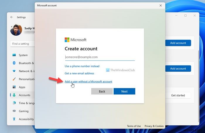 วิธีสร้างบัญชีท้องถิ่นใหม่ใน Windows 11 