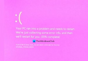 แก้ไขข้อผิดพลาดหน้าจอสีชมพูมรณะใน Windows 11/10