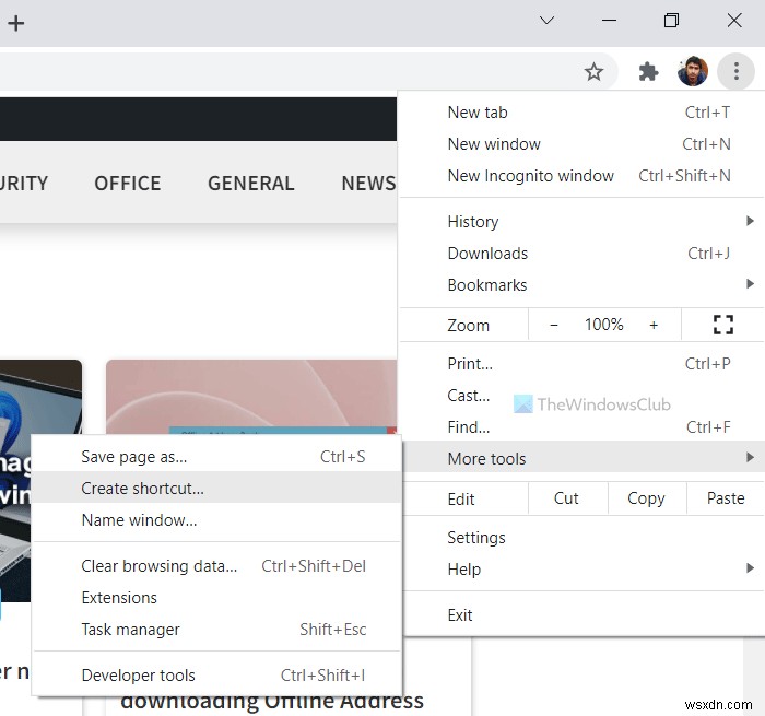 ปักหมุดทางลัดเว็บไซต์ไปที่ทาสก์บาร์และเมนูเริ่มโดยใช้ Chrome, Edge, Firefox ใน Windows 11/10 