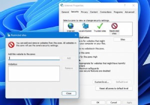 วิธีจัดการโซนความปลอดภัยของอินเทอร์เน็ตใน Windows 11/10 