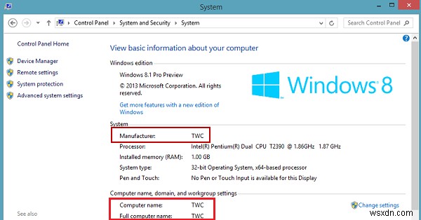 วิธีเพิ่มหรือเปลี่ยนแปลงข้อมูล OEM ใน Windows 11/10 