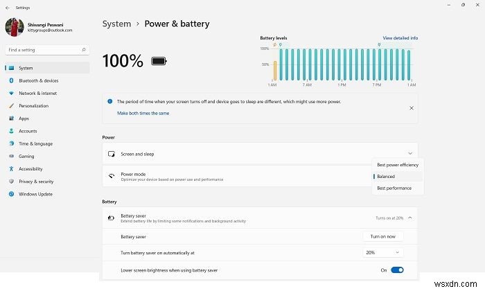 อธิบายการตั้งค่าระบบใน Windows 11 