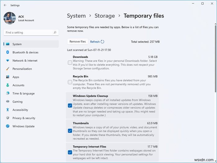 วิธีใช้ Storage Sense ใน Windows 11 เพื่อเพิ่มพื้นที่ว่างในดิสก์ 