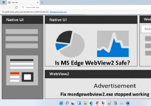 MS EDGE WEBVIEW2.EXE ปลอดภัยหรือไม่ แก้ไข msedgewebview2.exe หยุดทำงาน 