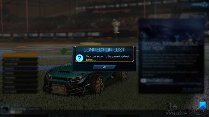 แก้ไข Rocket League Error 71 บน Windows PC 