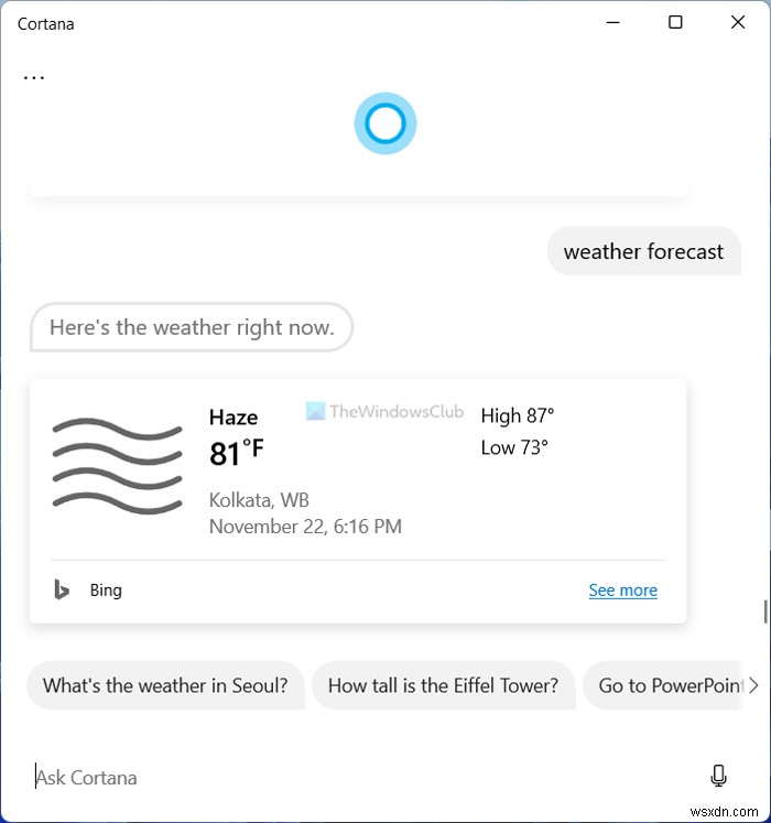 10 สิ่งที่คุณสามารถทำได้ด้วย Cortana บน Windows 11/10