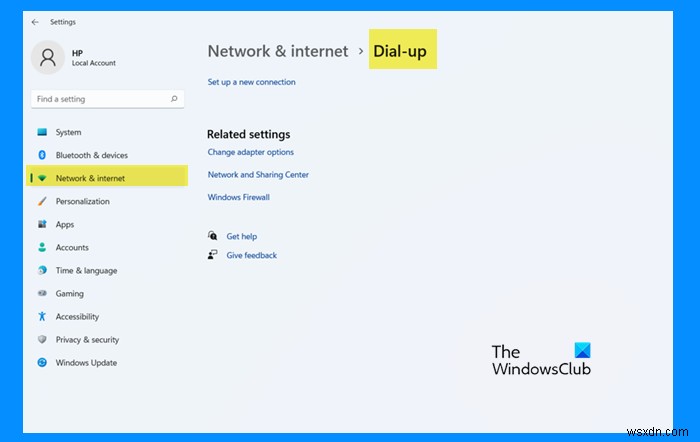 การตั้งค่าเครือข่ายและอินเทอร์เน็ตใน Windows 11 