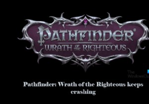 Pathfinder Wrath of the Righteous หยุดทำงานบน PC 
