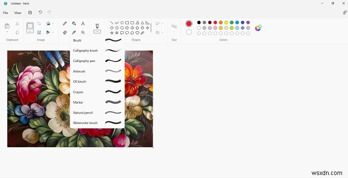 วิธีใช้ Microsoft Paint ใน Windows 11 