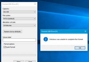 Windows ไม่สามารถทำการฟอร์แมตได้ – การ์ด SD, ไดรฟ์ USB, ดิสก์ภายนอก 
