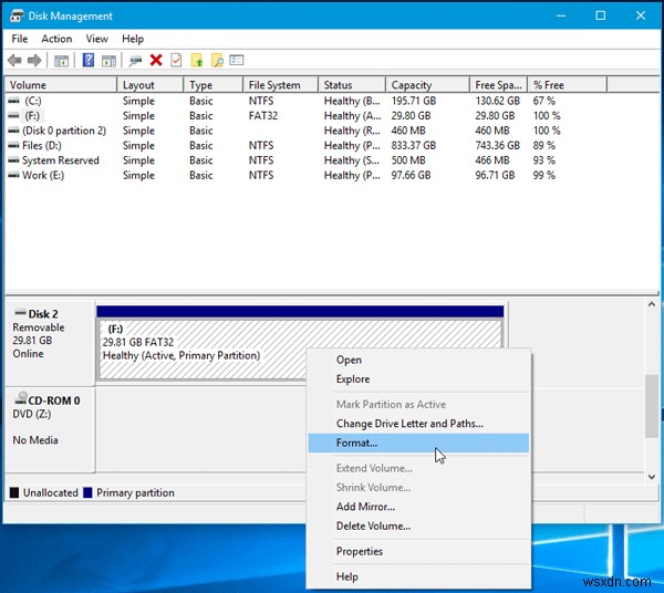 Windows ไม่สามารถทำการฟอร์แมตได้ – การ์ด SD, ไดรฟ์ USB, ดิสก์ภายนอก 