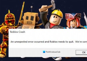 Roblox หยุดทำงานบน Windows PC 