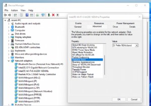 วิธีบังคับให้ WiFi เชื่อมต่อเกิน 5GHz ใน Windows 11/10 