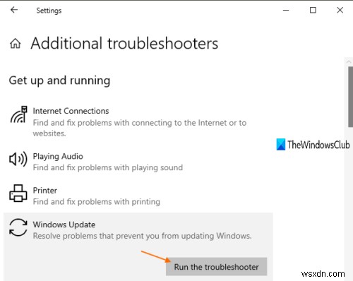 Windows ไม่สามารถติดตั้งการอัปเดตต่อไปนี้ ข้อผิดพลาด 0x800700ea 