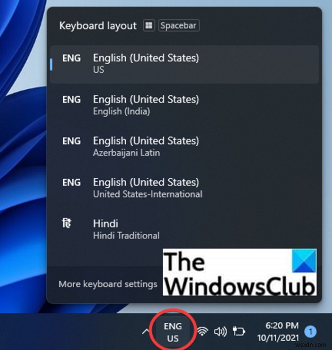 วิธีเพิ่มหรือลบเค้าโครงแป้นพิมพ์ใน Windows 11 