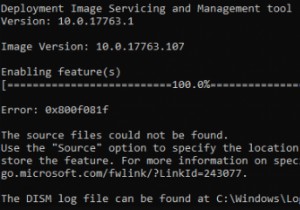 ข้อผิดพลาด 0x800F081F ขณะติดตั้ง .NET Framework บน Windows 11/10 