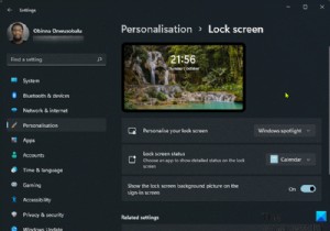 วิธีเปิดหรือปิดการเคลื่อนไหวพื้นหลังของหน้าจอล็อกใน Windows 11 