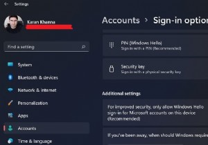 วิธีเปิดหรือปิดใช้งานการลงชื่อเข้าใช้แบบไม่มีรหัสผ่านเฉพาะใน Windows 11 