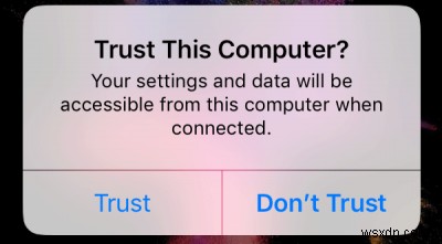 อุปกรณ์ iOS ไม่แสดงใน iTunes สำหรับ Windows 11/10 