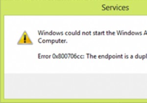 Windows ไม่สามารถเริ่มบริการ Windows Audio บน Local Computer 