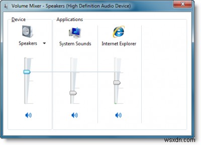 วิธีเปิด Sound and Volume Mixer ใน Windows 10/10 