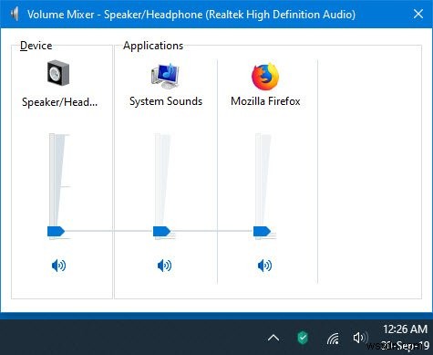 วิธีเปิด Sound and Volume Mixer ใน Windows 10/10 