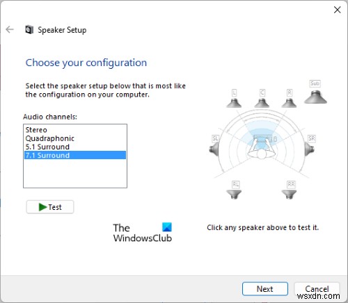 แก้ไข Channel Surround Sound ไม่ทำงานใน Windows 11 