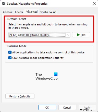 แก้ไข Channel Surround Sound ไม่ทำงานใน Windows 11 