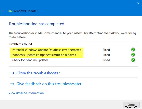 แก้ไขข้อผิดพลาดการติดตั้ง Windows Update 0x80070020 