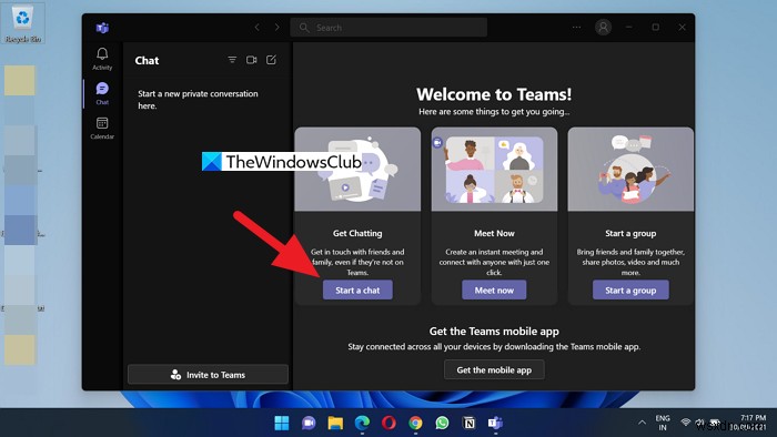 วิธีเริ่มต้นใช้งาน Microsoft Teams บน Windows 11 