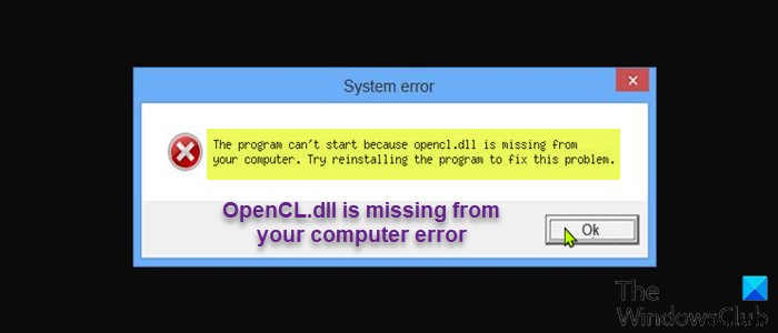 แก้ไข OpenCL.dll หายไปหรือไม่พบข้อผิดพลาดในคอมพิวเตอร์ของคุณ 