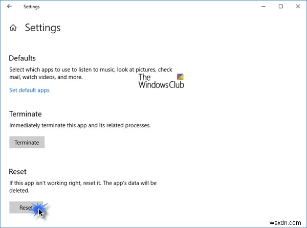 วิธีรีเซ็ตแอปการตั้งค่าใน Windows 11/10 