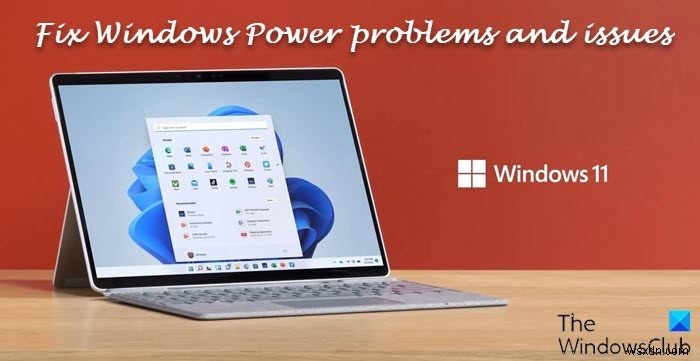แก้ไขปัญหาและปัญหาด้านพลังงานทั่วไปในแล็ปท็อป Windows 