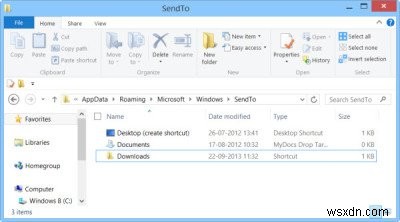 วิธีแก้ไข ลบ หรือเพิ่มรายการไปยังเมนู Send To ใน Windows 11/10 
