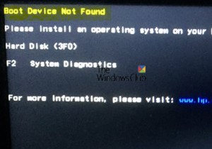 แก้ไขข้อผิดพลาด Boot Device Not Found ใน Windows 11/10 