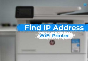 วิธีค้นหาที่อยู่ IP ของเครื่องพิมพ์ WiFi ใน Windows 11 