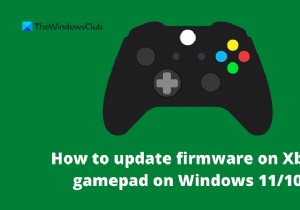 วิธีอัปเดตเฟิร์มแวร์บน Xbox gamepad บน Windows 11/10 