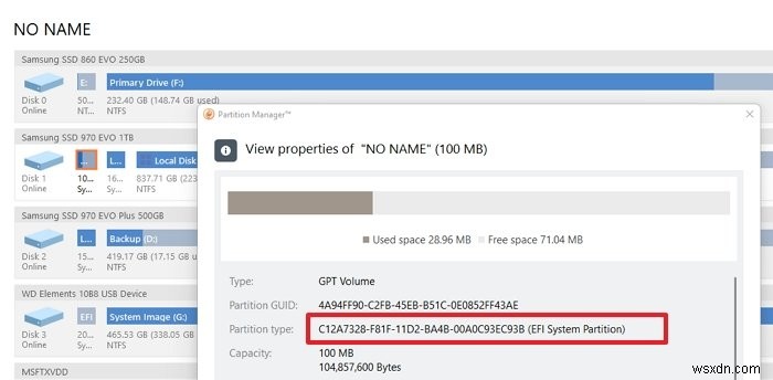 EFI คืออะไร? จะระบุ EFI System Partitions บน Windows 11/10 ได้อย่างไร 