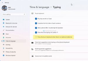 แสดงแป้นพิมพ์ Touch โดยอัตโนมัติเมื่อไม่ได้ต่อแป้นพิมพ์ใน Windows 11/10 