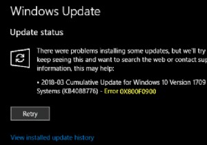 แก้ไขข้อผิดพลาด Windows Update 0x800f0900 บน Windows 11/10 