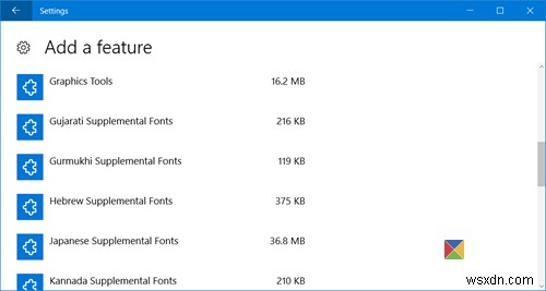 เปิดหรือปิดคุณลักษณะของ Windows; จัดการคุณสมบัติเสริมของ Windows ใน Windows 11/10 