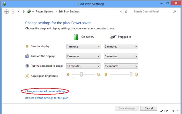 เปลี่ยนแผนการใช้พลังงาน การตั้งค่า ตัวเลือก; สร้างแผนการใช้พลังงานแบบกำหนดเองใน Windows 11/10 