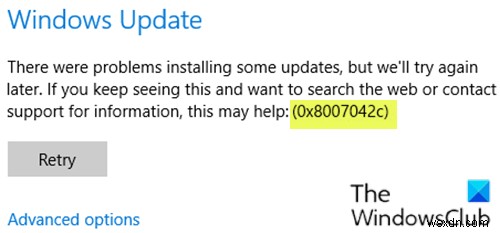 แก้ไขข้อผิดพลาด 0x8007042c สำหรับ Windows Update หรือ Firewall 