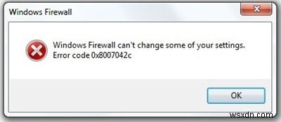 แก้ไขข้อผิดพลาด 0x8007042c สำหรับ Windows Update หรือ Firewall 