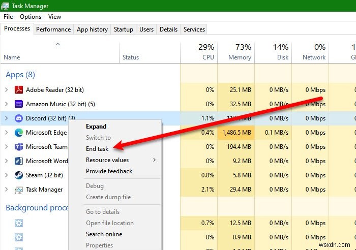 Fix Discord ติดอยู่ในโหมดเต็มหน้าจอ 