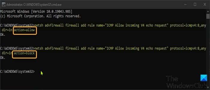 วิธีอนุญาต Ping (คำขอ ICMP Echo) ผ่าน Windows Firewall 